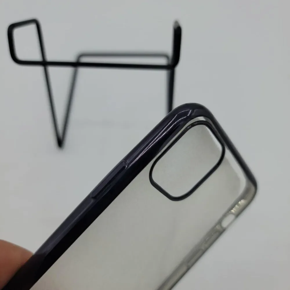 Iphone 11 Pro Max Case, Tpu, Black, Clear Matte, Brand New. Condition is 